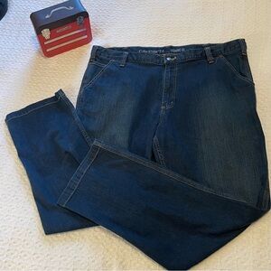 Carhartt Men's Relaxed Fit Dark Blue Jeans‎